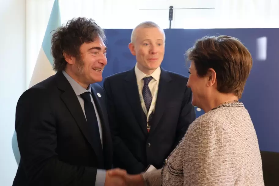 El Presidente Milei mantuvo una reunin bilateral con la Directora del FMI, Kristalina Georgieva